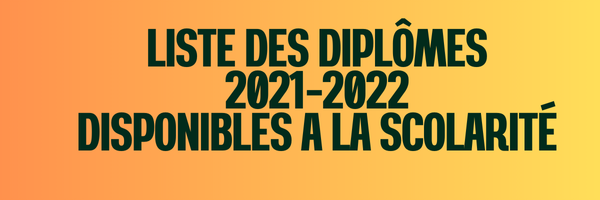 Liste des diplômes